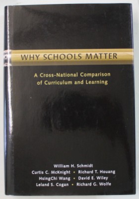 WHY SCHOOLS MATTER , A CROSS - NATIONAL COMPARISON OF CURRICULUM AND LERANING by WILLIAM H. SCHMIDT ...RICHARD G. WOLFE , 2001 foto