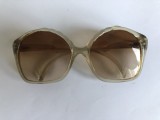 OCHELARI DE SOARE DE DAMA RETRO 1987, Plastic, Maro