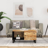 Gossi masuta de cafea, 80x50x40 cm, lemn masiv mango/lemn prelucrat