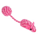 Jucărie Pisică, șoricel cu Minge, Multicolor, 20cm, Oem