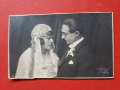 Carte postala veche MIRE SI MIREASA ? 1925 foto