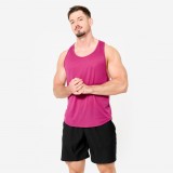 Maiou stringer Bodybuilding Mov magenta Bărbați, Domyos