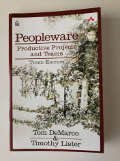 Peopleware : Productive Projects and Teams - Tom DeMarco foto