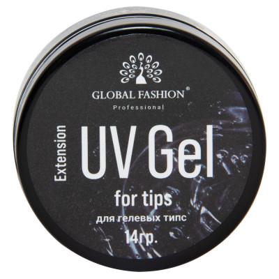 Gel UV pentru tipsuri dizolvabile, Global Fashion, Transparent, 15 g foto
