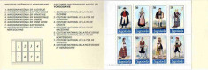 JUGOSLAVIA 1986, Costume populare, serie neuzata, MNH foto