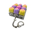 Breloc tastatura cu lumini Labute Pisica antistres moale din plastic
