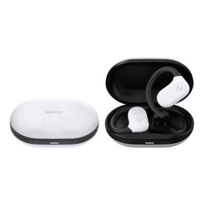 Casti fara Fir Open-Ear, Bluetooth 5.4, TWS, ENC, IPX5, Type-C, 1000mAh, Havit Life App - Havit (OWS915) - Grey foto