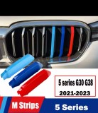 Set ornamente plastic grila fata compatibil BMW Seria 5 G 30 G 38 2021-2023