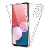 Cumpara ieftin Husa 360 de grade Samsung Galaxy A73 5G silicon fata spate Transparenta
