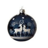 Glob - Reindeer with Star - Night Blue | Kaemingk