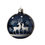 Cumpara ieftin Glob - Reindeer with Star - Night Blue | Kaemingk