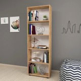 B&uuml;cherregal Vara 172x55x20cm Eiche [en.casa] HausGarden Leisure, [en.casa]