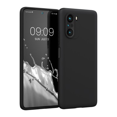 Husa pentru Xiaomi Mi 11i / Poco F3, Silicon, Negru, 57026.01, kwmobile foto