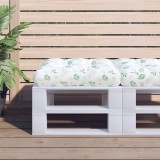 Cumpara ieftin Pernă pentru paleți model frunze 60x61,5x10 cm, țesătură Oxford