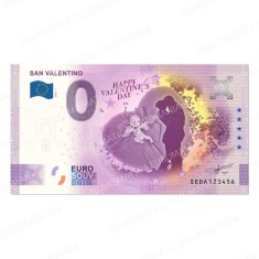 !!! 0 EURO SOUVENIR - ITALIA , SFANTUL VALENTIN - 2021.1 - UNC // NU TRIMIT PRIN CURIER
