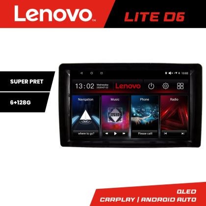 Navigatie universala 2din-2 8 core 6+128 GB Android Waze USB Navigatie Internet Youtube Radio Lenovo CarStore Technology