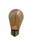 Bec LED Filament Vintage 1W ST45 E27 Lumina Calda 2700K, Exterior/Interior, 100lm, Durata 30000h