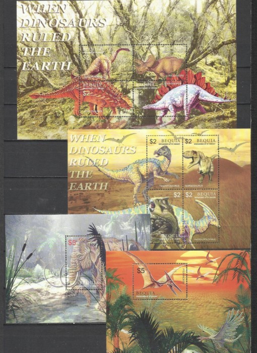 BEQUIA 2005 ANIMALE PREISTORICE DINOZAURI