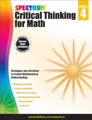 Spectrum Critical Thinking for Math, Grade 4 foto
