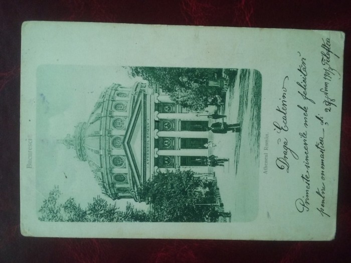 1907-C.P. circ.-Buc.-Atheneul Roman-RARA