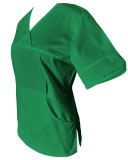 Halat Medical Pe Stil, Verde Conex cu Elastan, Model Sanda - S