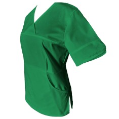 Halat Medical Pe Stil, Verde Conex cu Elastan, Model Sanda - 3XL