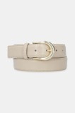 BOSS curea de piele culoarea bej, 50536887