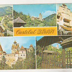 bnk cp Castelul Bran - Vedere - circulata - marca fixa