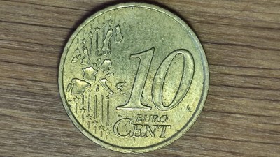 Franta -moneda de colectie- 10 euro cent 2003 impecabila - Prima harta a Europei foto