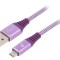 Cablu USB 2.0 USB A - Micro USB B Aurit 2m Violet