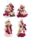 Cumpara ieftin Figurina Nasterea Domnului textil multicolor 30,5x20x38h; 18x18x36; 18x18x25h