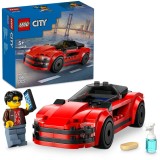 LEGO&reg; City - Masina sport rosie 60448, 109 piese
