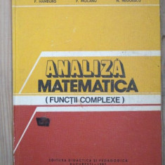 Analiza matematica Functii complexe-P.Hamburg ,P.Mocanu ,N.Negoescu