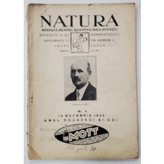 NATURA , REVISTA PENTRU RASPANDIREA STIINTELOR , Nr. 9 , 1933