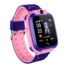 Smartwatch copii SIM,monitorizare GPS,apel SOS,1.44&amp;quot;, touch screen,roz foto