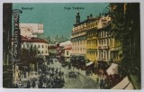 BUCURESTI , PIATA TEATRULUI NATIONAL , CALEA VICTORIEI , CARTE POSTALA , INTERBELICA