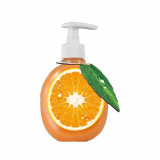 Sapun Lichid cu Pompita Savelle, 375 ml, Parfum de Portocale, Sapunuri Lichide, Sapun Tip Lichid, Sapun Maini, Sapun pentru Maini, Sapun cu Pompita, S