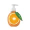 Sapun Lichid cu Pompita Savelle, 375 ml, Parfum de Portocale, Sapunuri Lichide, Sapun Tip Lichid, Sapun Maini, Sapun pentru Maini, Sapun cu Pompita, S