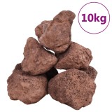 Cumpara ieftin Roci vulcanice, 10 kg, rosu, 10-30 cm
