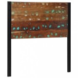 Tablie Pat 100 cm Lemn Masiv Recuperat, Fier Vopsit, Stil Rustic, Montaj Facil