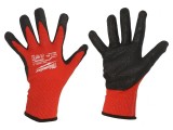 Mănuşi de protecţie XL negru/roşu