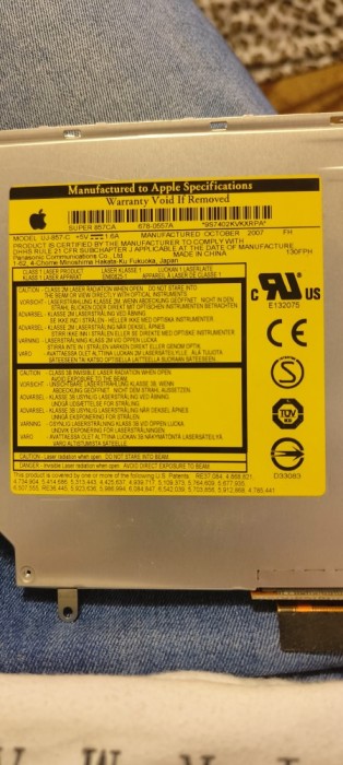 Dvd player MacBook pro 2007