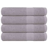 Gossi prosoape de sauna, frogn, 4 buc., gri, 80x200 cm, 360 g/m2