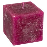 Lumanare parfumata, Zola&reg;, culoare violet, 7.5x7.5x7,5 cm
