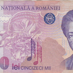 ROMANIA 50000 LEI 1996 F