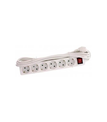 Prelungitor 6 prize 3m cu intrerupator cablu 3xG1.5mmp Well foto