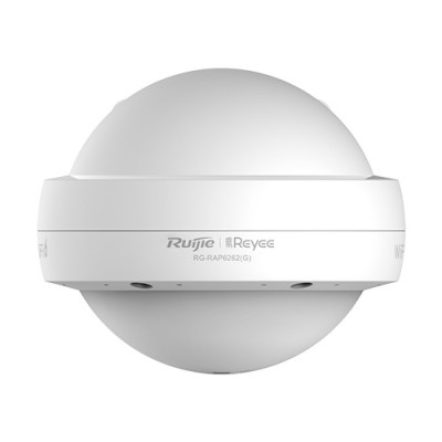 Acces Point exterior AX1800 Dual-Band, Wi-Fi 6, 2x GE, PoE IN, Cloud Management - Ruijie RG-RAP6262(G) SafetyGuard Surveillance foto