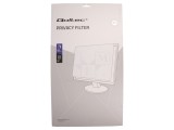 Filtru Confidențialitate QOLTEC 22 inch Transparent RGPD Anti-reflex Protecție Ecran 475x297mm