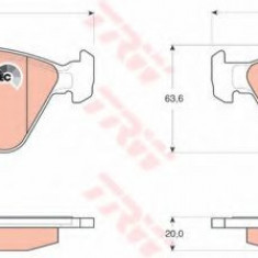 Set placute frana,frana disc BMW Seria 3 Cupe (E46) (1999 - 2006) TRW GDB1531