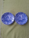 Portelan Copeland Spodes Italian England, 2 farfurioare decorative
